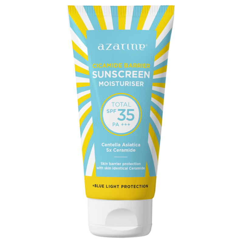 Azarine Cicamide Barrier Sunscreen Moisturiser SPF35 PA+++ 40ml | Tabir Surya Skin Barrier Protection Melembabkan